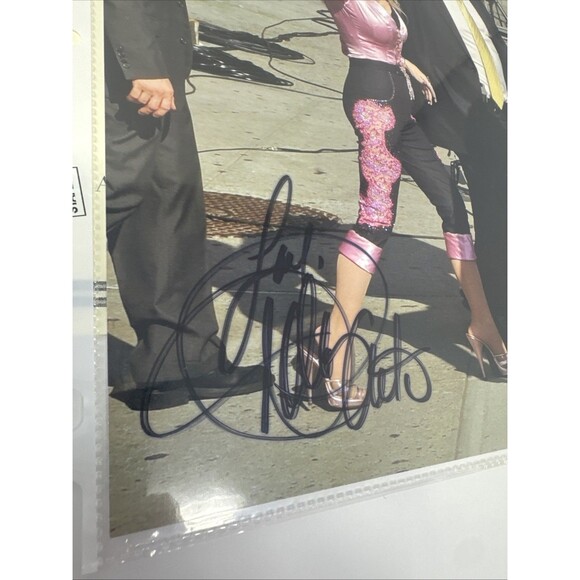 DOLLY PARTON Autographed 8.5 x 11 Hand Signed Photo COA Candid Pink sparkly - Picture 4 of 6